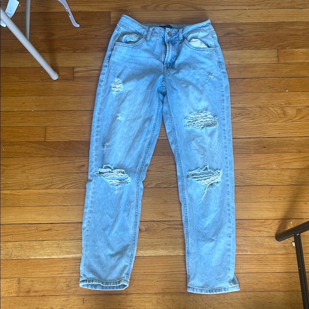 Women's Light Blue Sincerely Jules Distressed Jeans